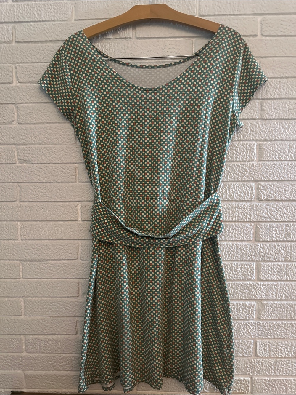 BLUE PLATYPUS FLORAL DRESS MEDIUM